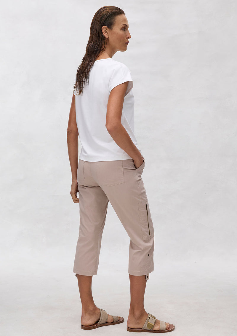 Mela Purdie Microprene Cropped Zip Cargo