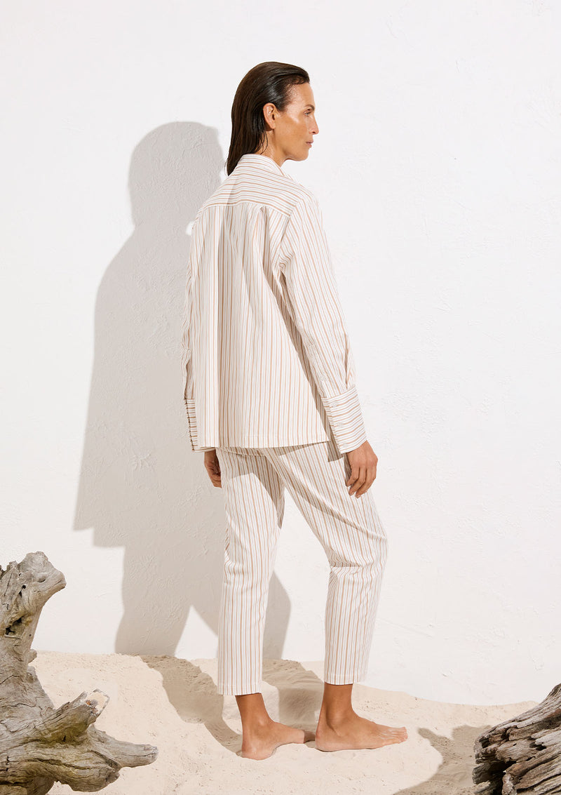 Mela Purdie Calico Stripe Popilene Nomad Pant