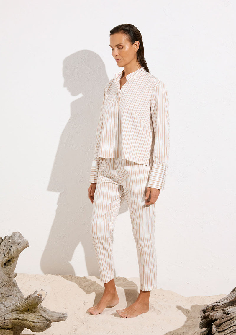 Mela Purdie Calico Stripe Popilene Nomad Pant