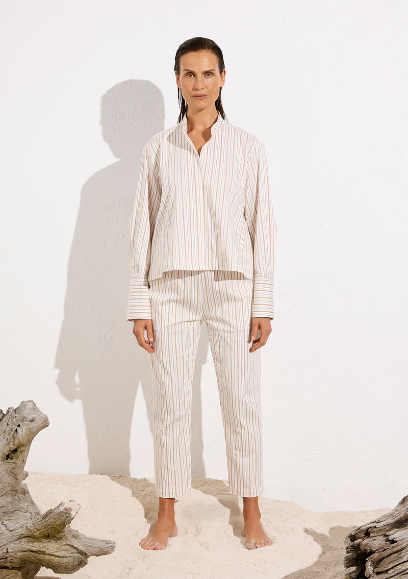 Mela Purdie Calico Stripe Popilene Nomad Pant