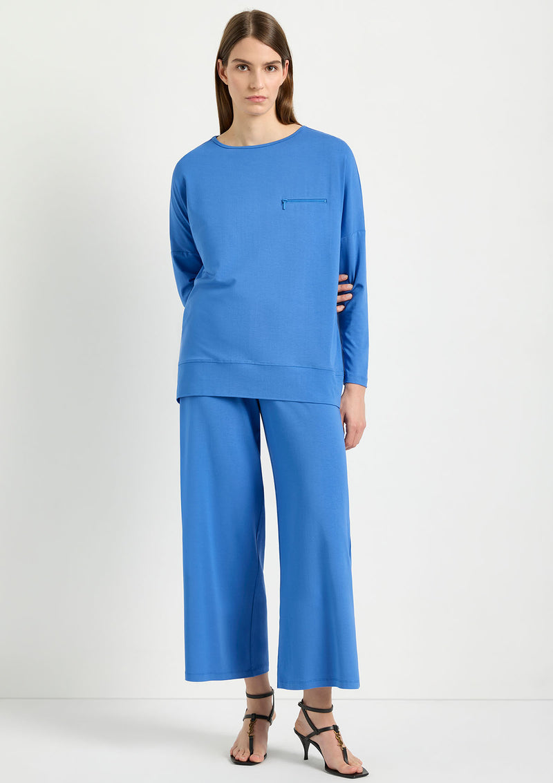 Mela Purdie Matte Jersey Zip Pocket Sweater