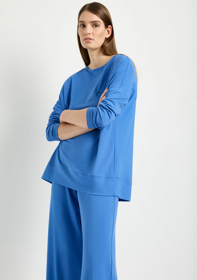 Mela Purdie Matte Jersey Zip Pocket Sweater