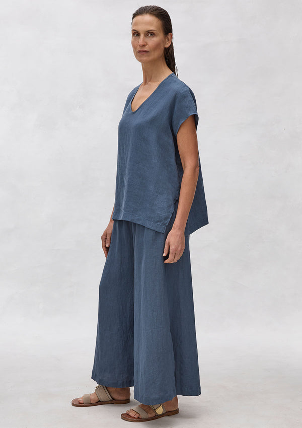 Mela Purdie Pure Linen Crop Swish Pant