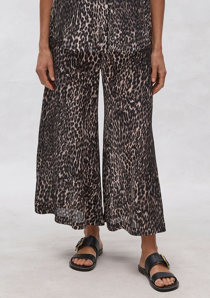 Mela Purdie Praline Panther Crop Swish Pant