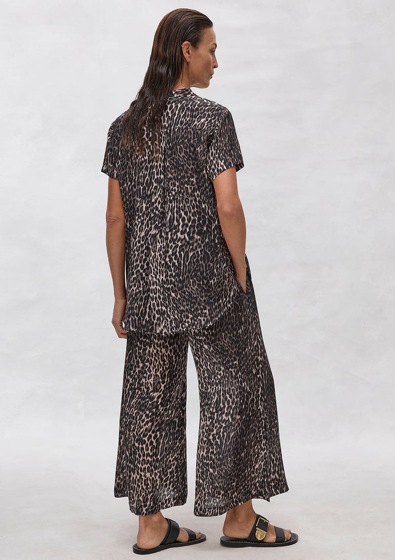 Mela Purdie Praline Panther Crop Swish Pant