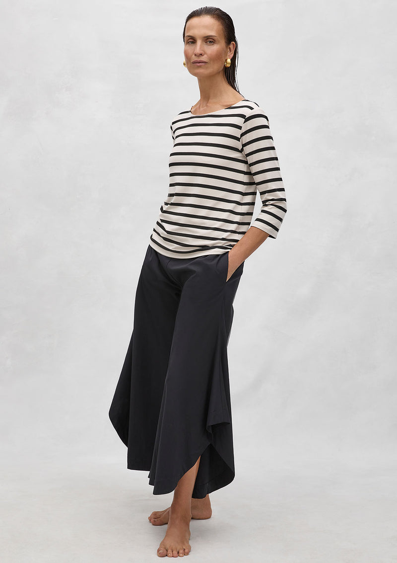 Mela Purdie Trunk Stripe Knit Boatneck