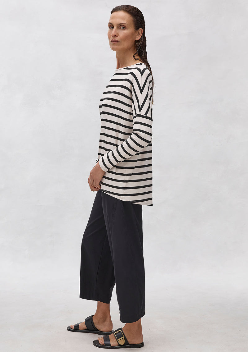 Mela Purdie Trunk Stripe Knit Boat Sweater