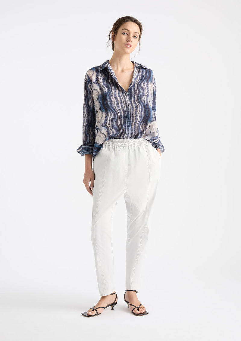 Mela Purdie Canyon Print Silk Soft Shirt