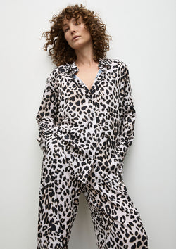 Mela Purdie Cheetah Print Soft Shirt