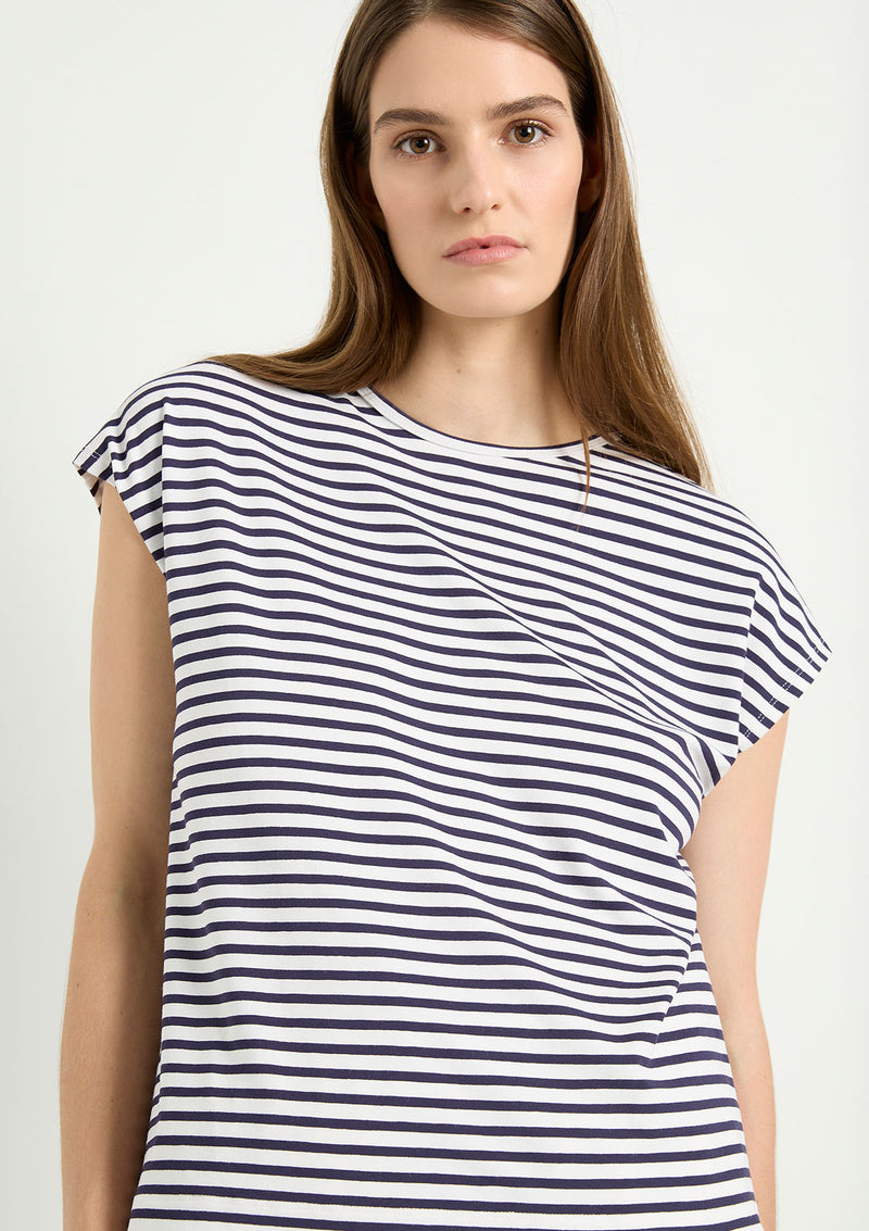 Mela Purdie Straw Stripe Jersey Slim Shell