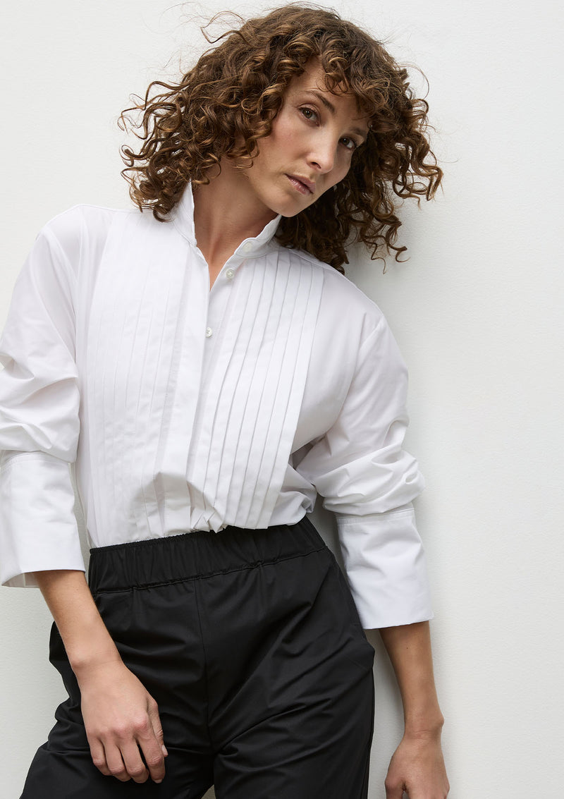 Mela Purdie Powder Weave Powder Tux Shirt