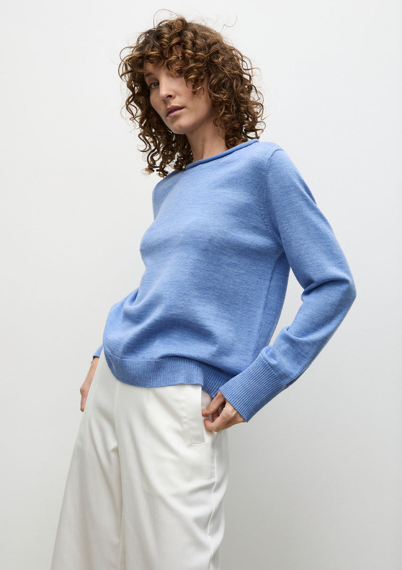 Mela Purdie Double Fine Merino Roll Sweater