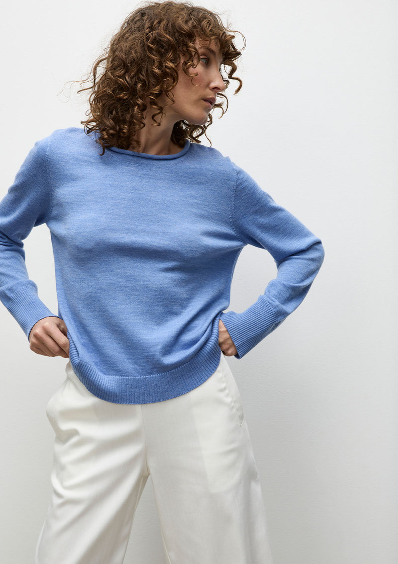 Mela Purdie Double Fine Merino Roll Sweater