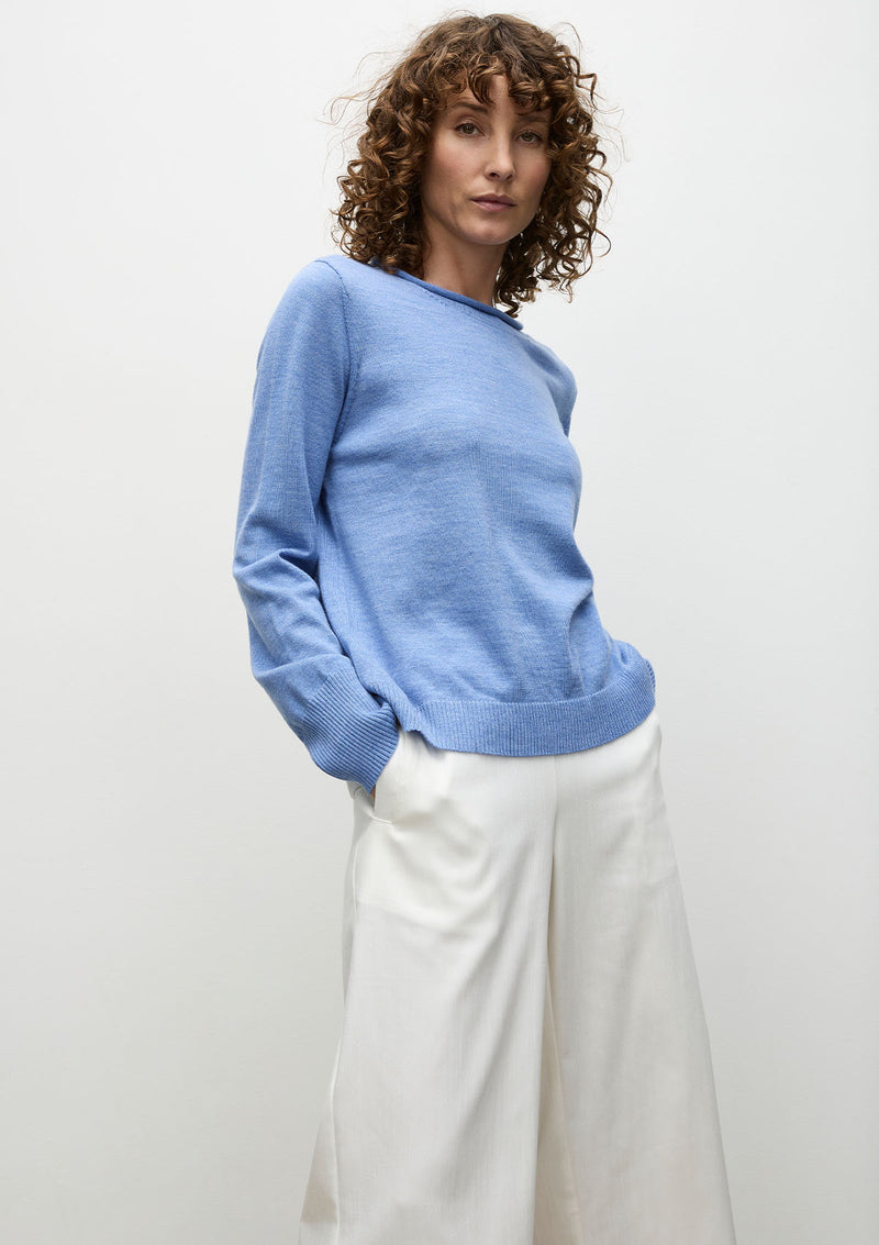 Mela Purdie Double Fine Merino Roll Sweater