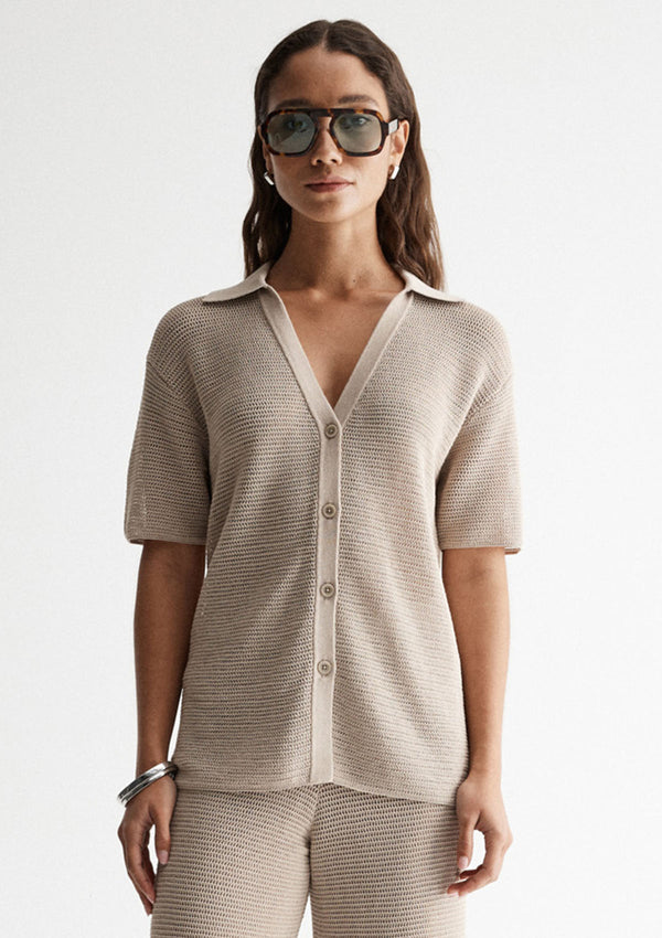 Elka Collective Aspen Crotchet Shirt