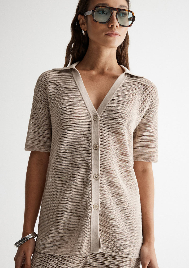 Elka Collective Aspen Crotchet Shirt