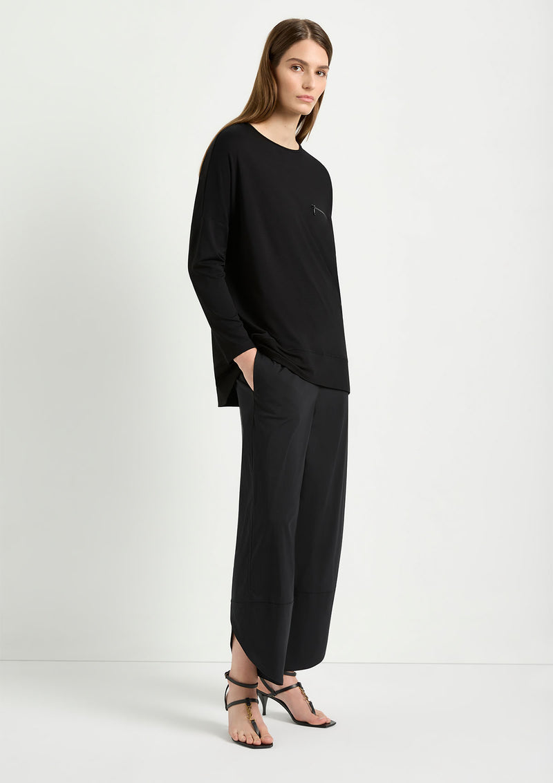 Mela Purdie Matte Jersey Zip Pocket Sweater