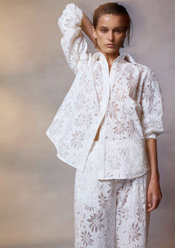 Mela Purdie Flora Lace Dart Shirt