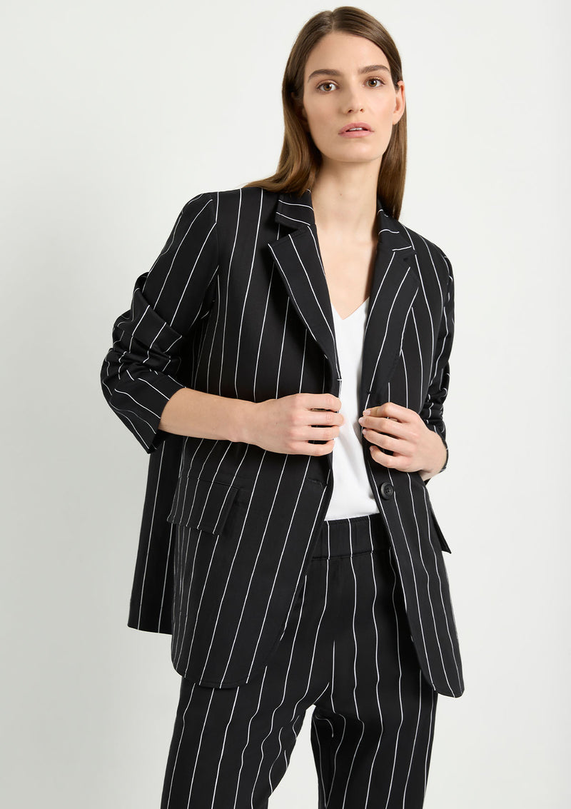 Mela Purdie Pin Popilene Stretch Blazer