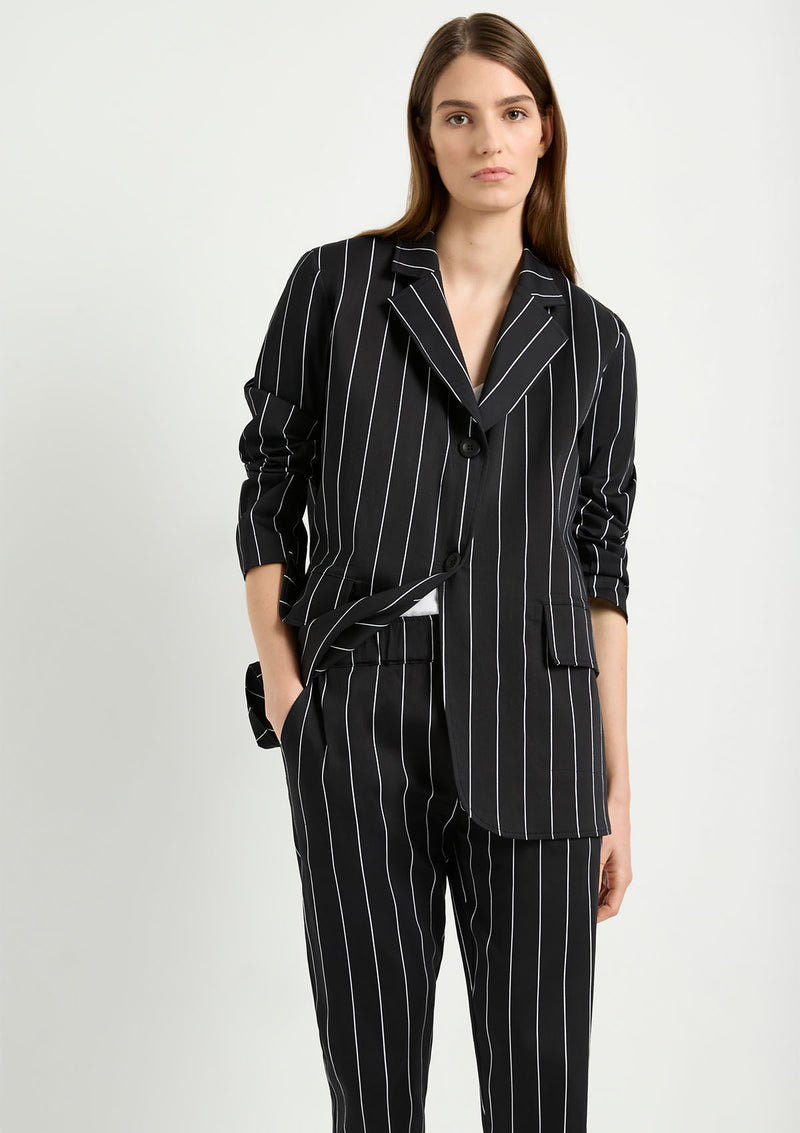 Mela Purdie Pin Popilene Stretch Blazer