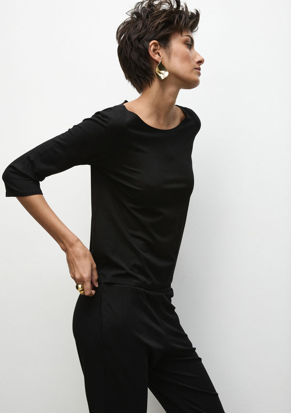 Mela Purdie Matte Jersey Relaxed Boatneck