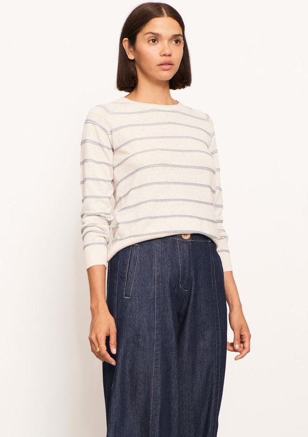 POL Clothing Lido Lurex Stripe Knit