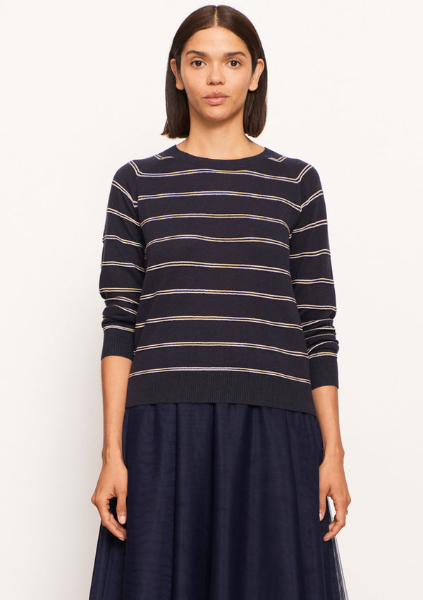 POL Clothing Lido Lurex Stripe Knit