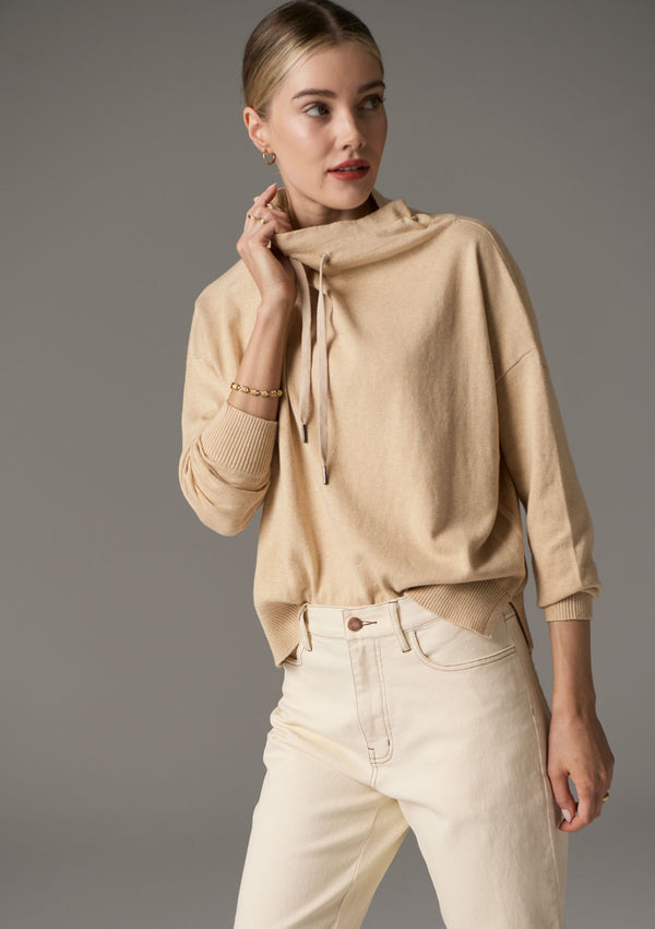 POL Clothing Beech Drawcord Knit