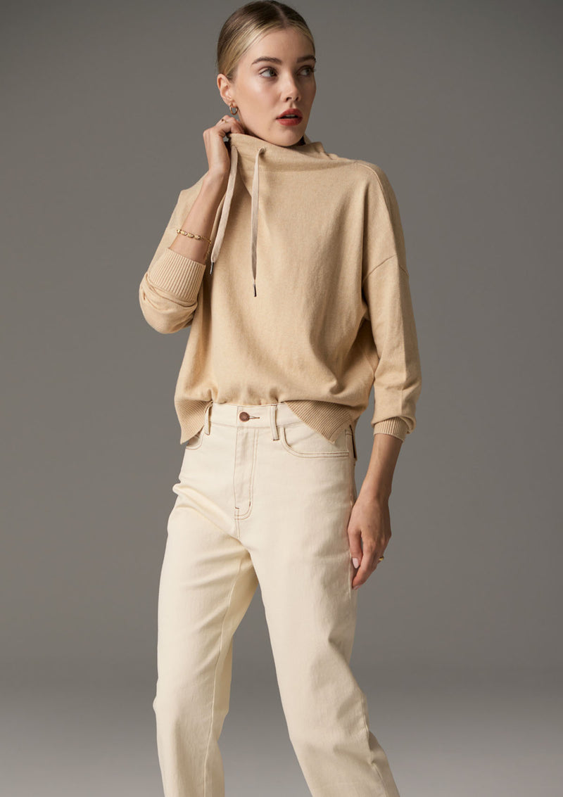 POL Clothing Beech Drawcord Knit