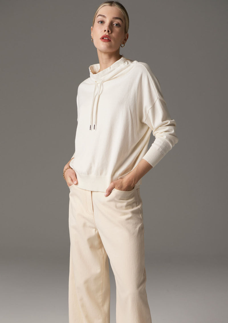 POL Clothing Beech Drawcord Knit