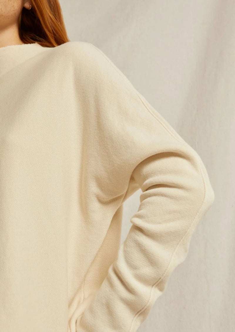 Perfect White Tee Morrison Fleece Mock Neck