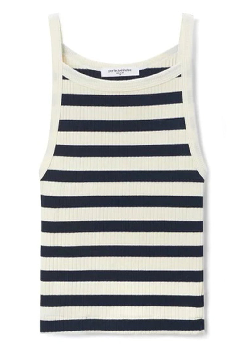 Perfect White Tee Bonie Stripe Tank