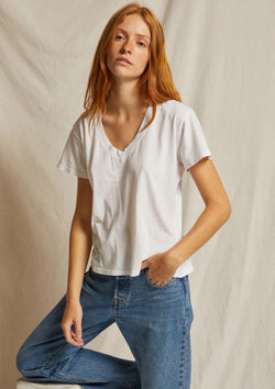 Perfect White Tee Hendrix Basic V Neck