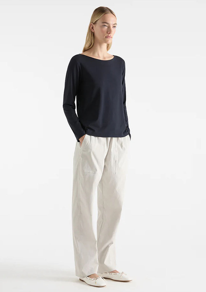 Mela Purdie Long Sleeve Relaxed Boatneck