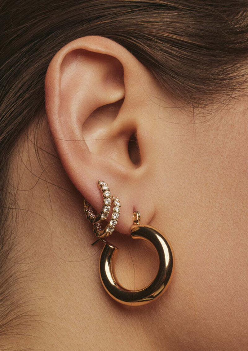 LUV AJ Baby Amalfi Tube Hoops