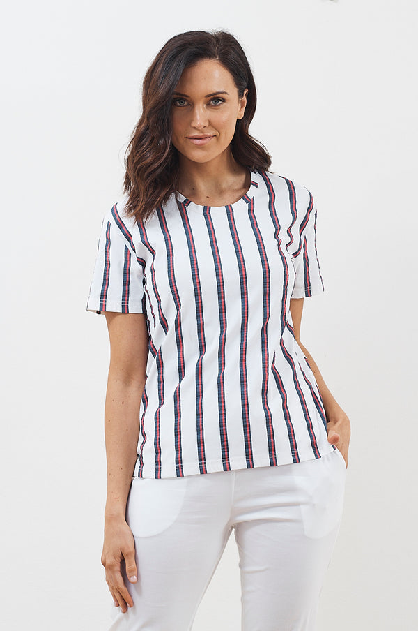 Mela Purdie Federal Stripe Bermuda T