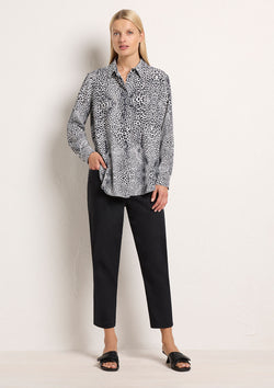 Mela Purdie Panther Print Air Weave Soft Shirt