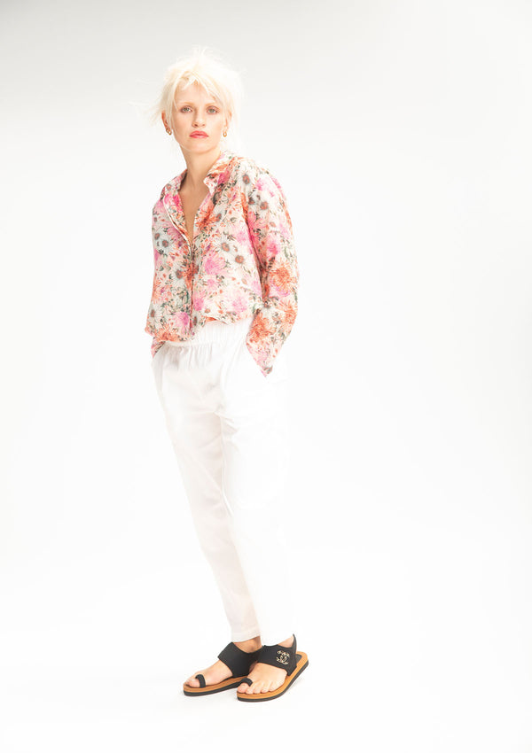 Mela Purdie Bellini Floral Silk Soft Shirt