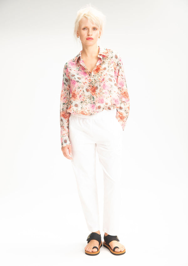 Mela Purdie Bellini Floral Silk Soft Shirt