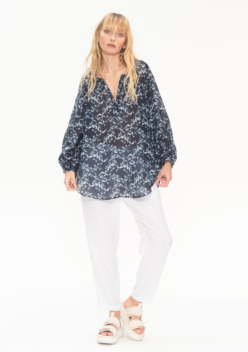 Mela Purdie Willow Print Voile Escape Blouse