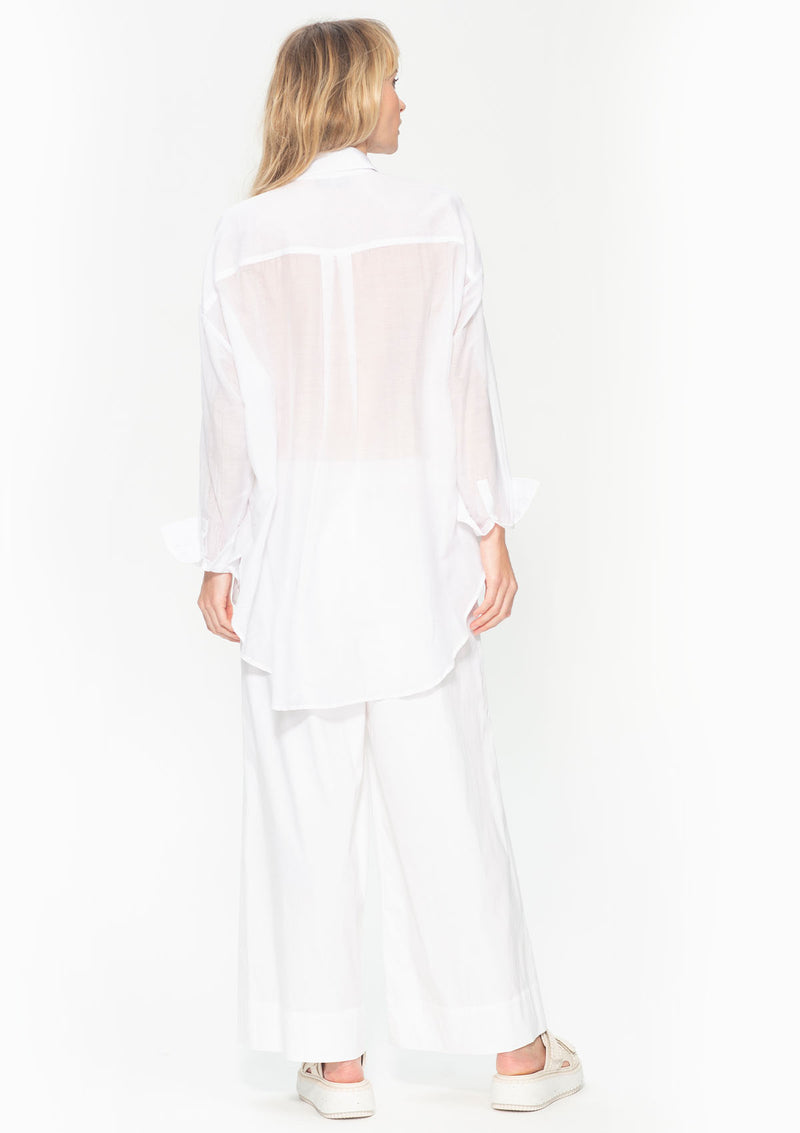 Mela Purdie Silk Cotton Voile Dinner Shirt