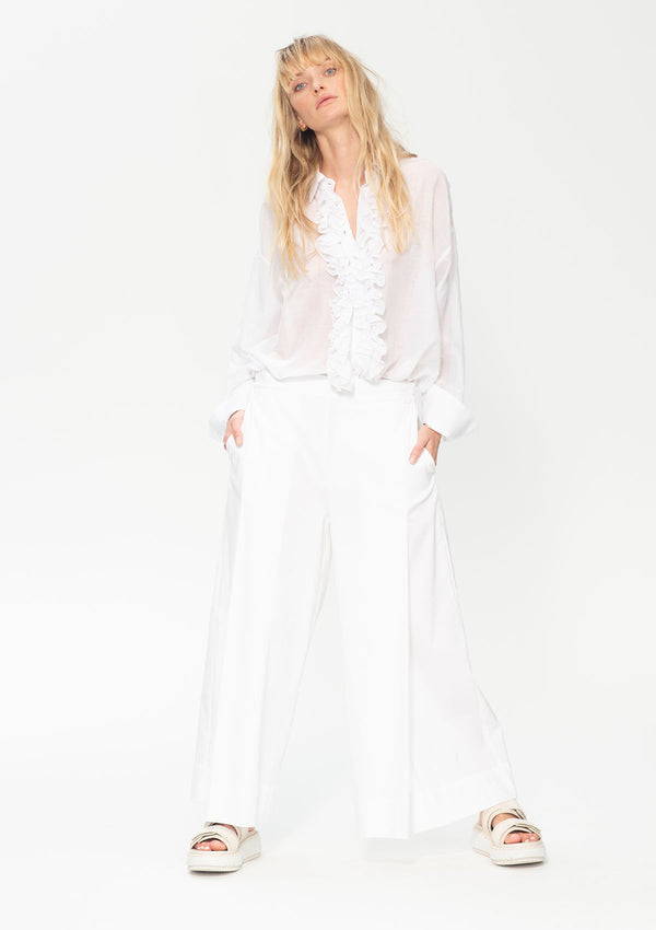 Mela Purdie Silk Cotton Voile Dinner Shirt