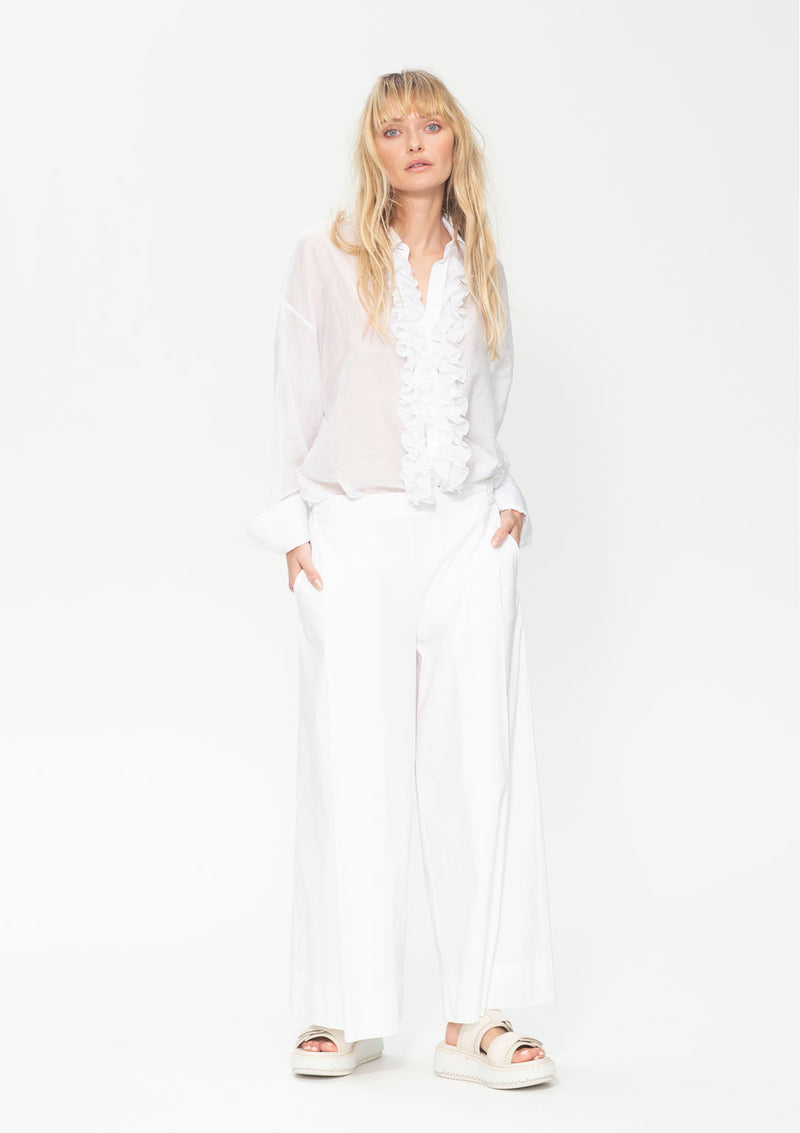 Mela Purdie Silk Cotton Voile Dinner Shirt