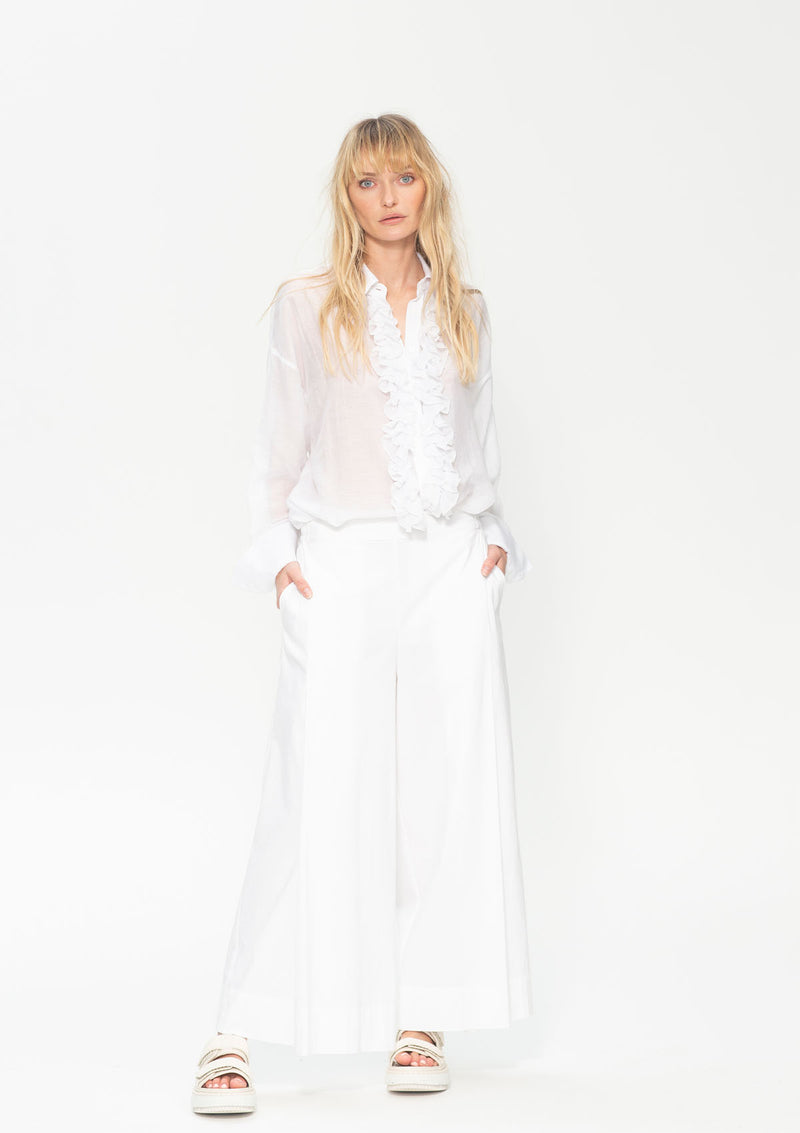 Mela Purdie Silk Cotton Voile Dinner Shirt