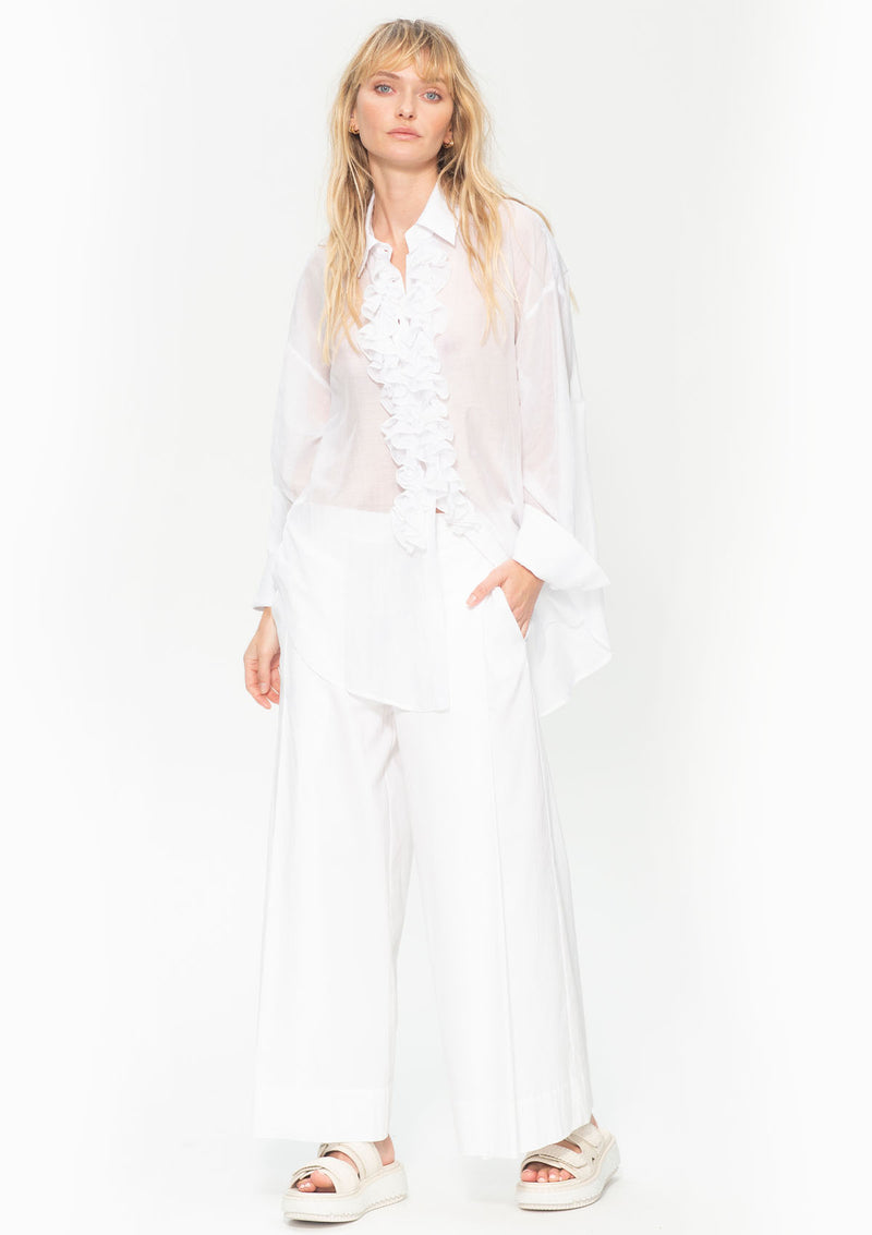 Mela Purdie Silk Cotton Voile Dinner Shirt