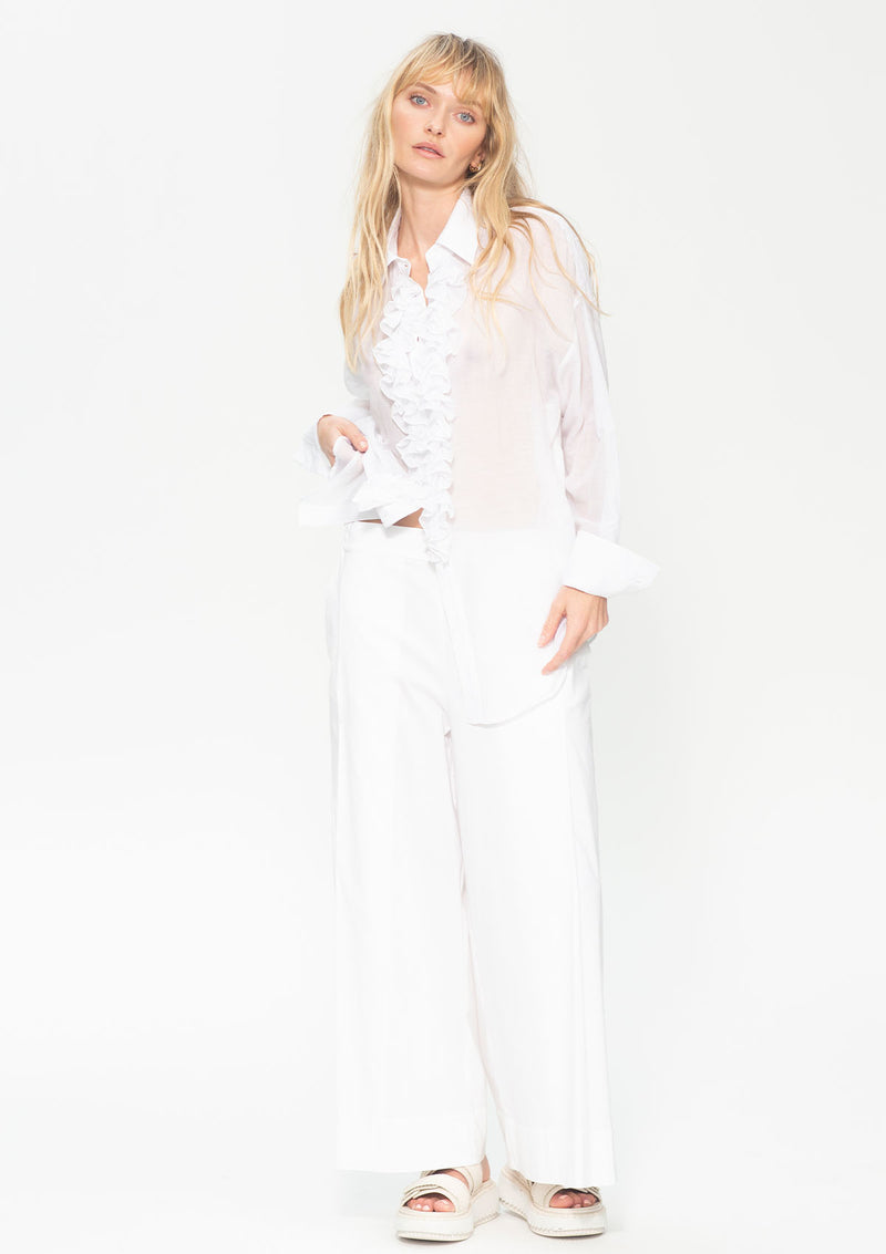 Mela Purdie Silk Cotton Voile Dinner Shirt