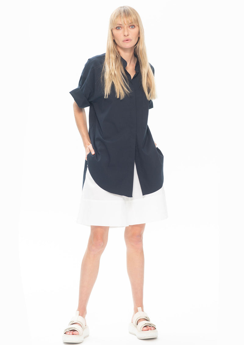 Mela Purdie Microprene Relaxed Cuff Shirt