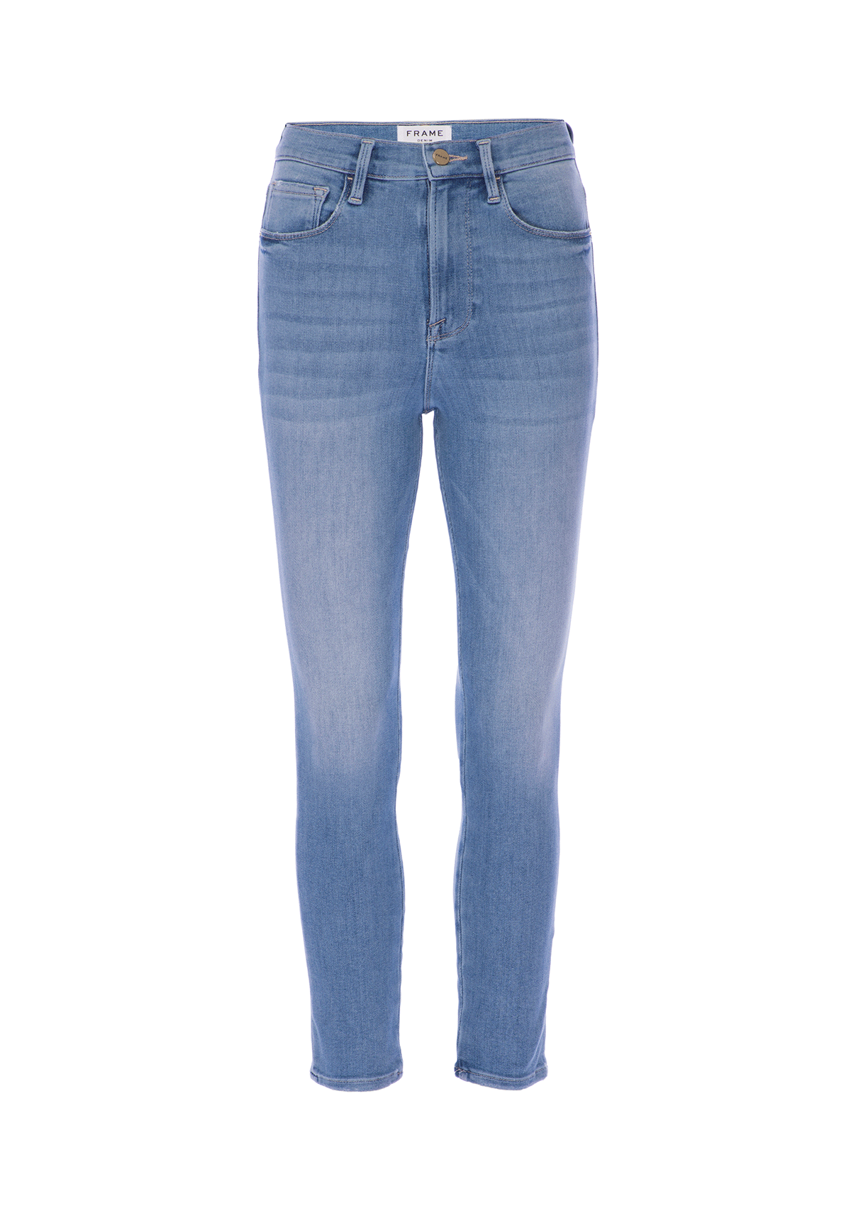 Frame Denim Ali High Rise Cigarette Skinny Jeans Blue Women’s Size hotsell 26