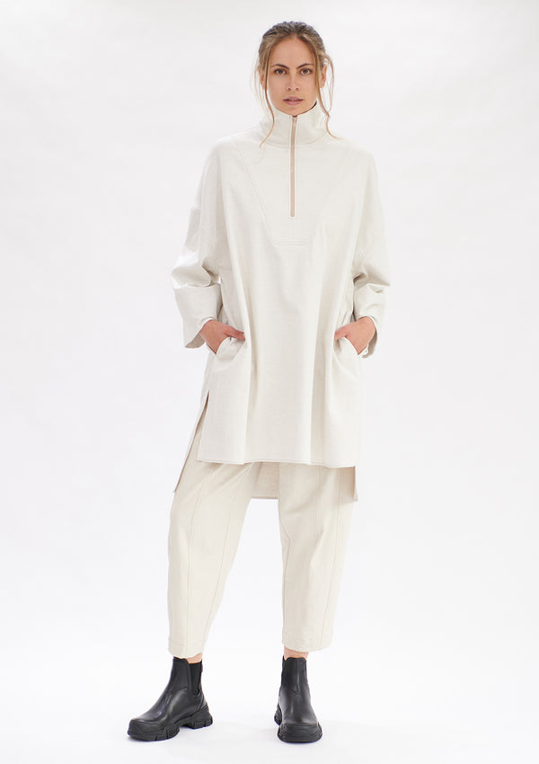 Mela Purdie Polished Canvas Funnel Tunic