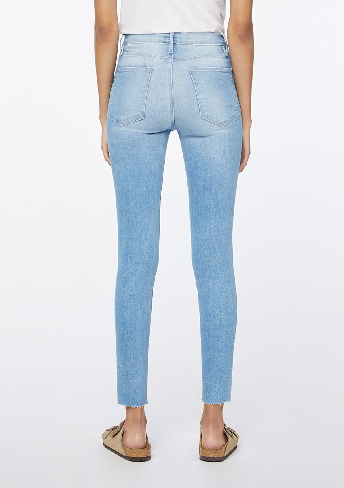 FRAME LE HIGH RISE EUROPA RAW SKINNY JEANS SZ 32 purchases